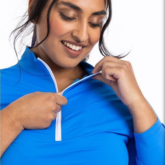 Kinona Keep It Covered Long Sleeve Golf Top SZ S - Picture 2 of 3